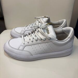 Adidas Women’s White Sneakers. Only worn twice!